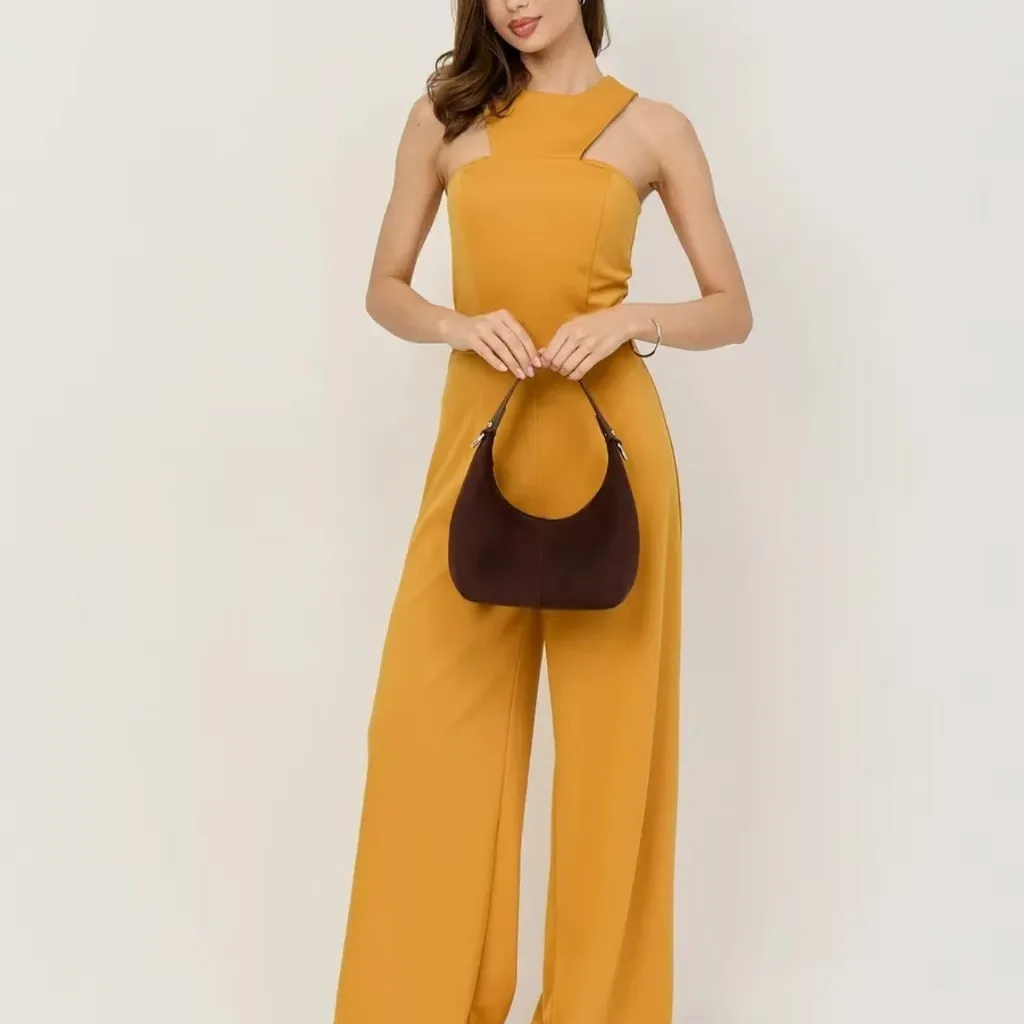 Fashion Solid Color Crescent Bag Shoulder Pouch Korean Style Cloth Shoulder Bag All-match Large Capacity Felt Handbag Women
