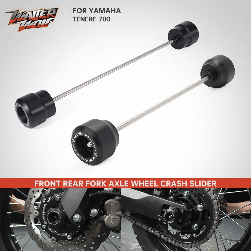 

Для Yamaha Tenere 700 2025-2026 XTZ700 XTZ07 T7 передняя и задняя ось вилка колесо слайдер маятника катушки подставка шпиндель аварийные ползунки