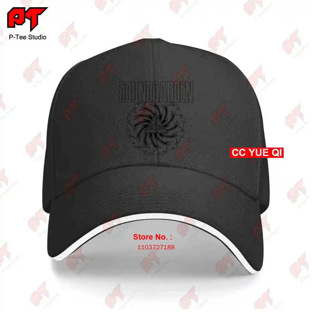 Soundgarden-gorras de béisbol con huella de Motor, gorra de camión, color negro, 0ULF