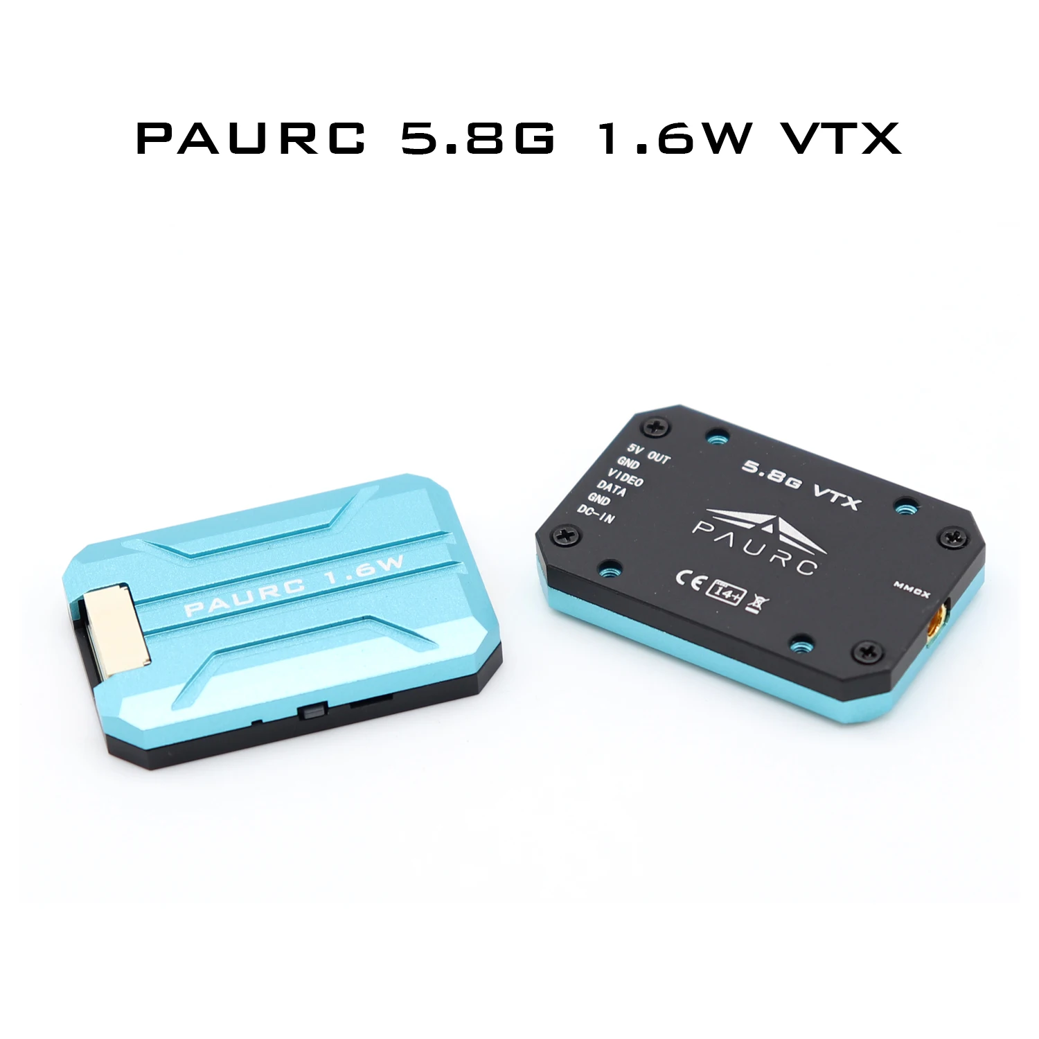 PAURC 5.8G 1.6W 48CH Pit FPV VTX for FPV Long Range Drone Video Transmitter with CNC shell