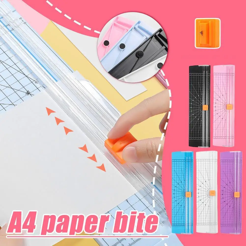 A4 Paper Cutting Guillotine Paper Cutter Machine Photo Card Payslip Cutting Mat Tool With Scale Photo Trimmer Scrapbook 