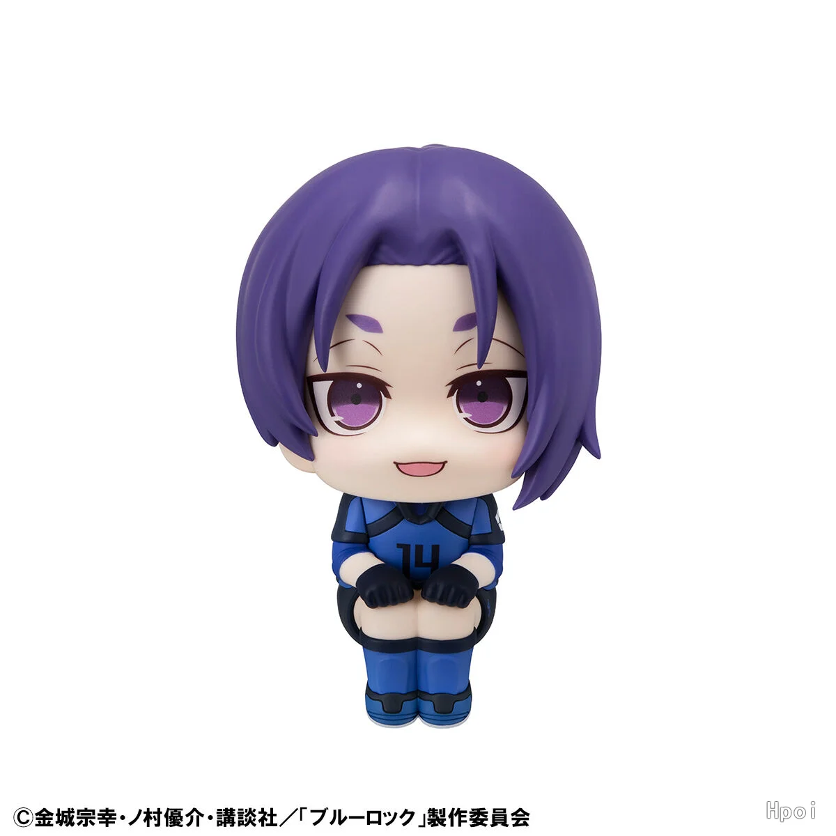 

In Stock Original MegaHouse Look Up Blue Rock Reo Mikage 11cm Anime Desktop Ornament Doll Figure