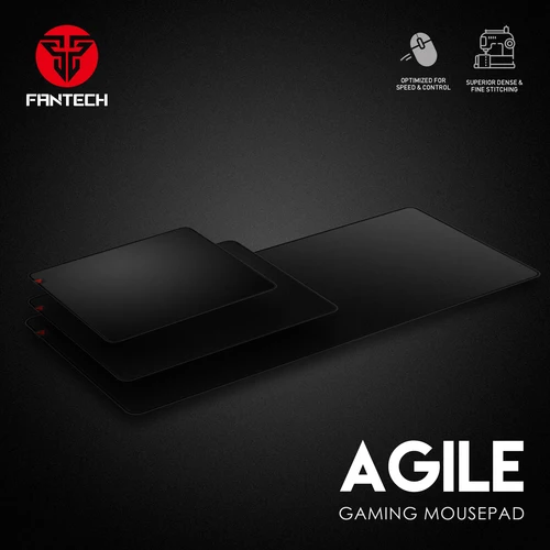 Alfombrilla de ratón para juegos FANTECH AGILE MP453, alfombrilla de ratón impermeable con Control de velocidad, borde cosido duradero, alfombrilla grande para ratones de 450x350mm