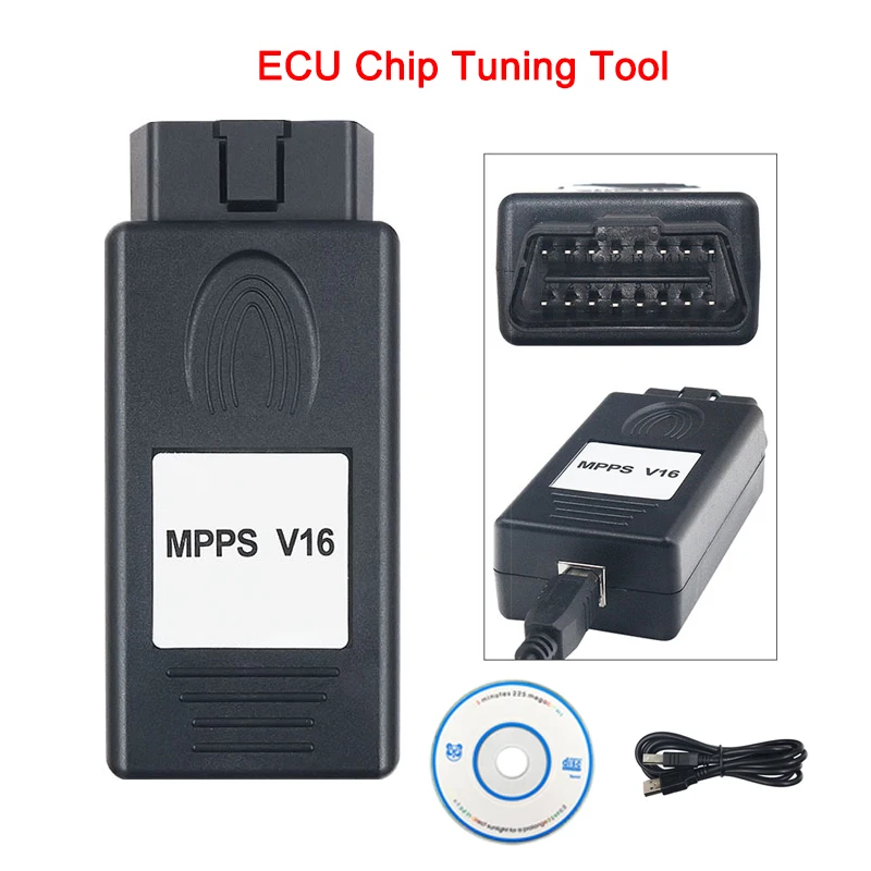 ECU Chip Tuning Tool For MPPS V16 OBD2 Diagnostic Cable For EDC15 EDC16 EDC17 Read Write Flash Engine Analyzer For BMW Alfa Audi