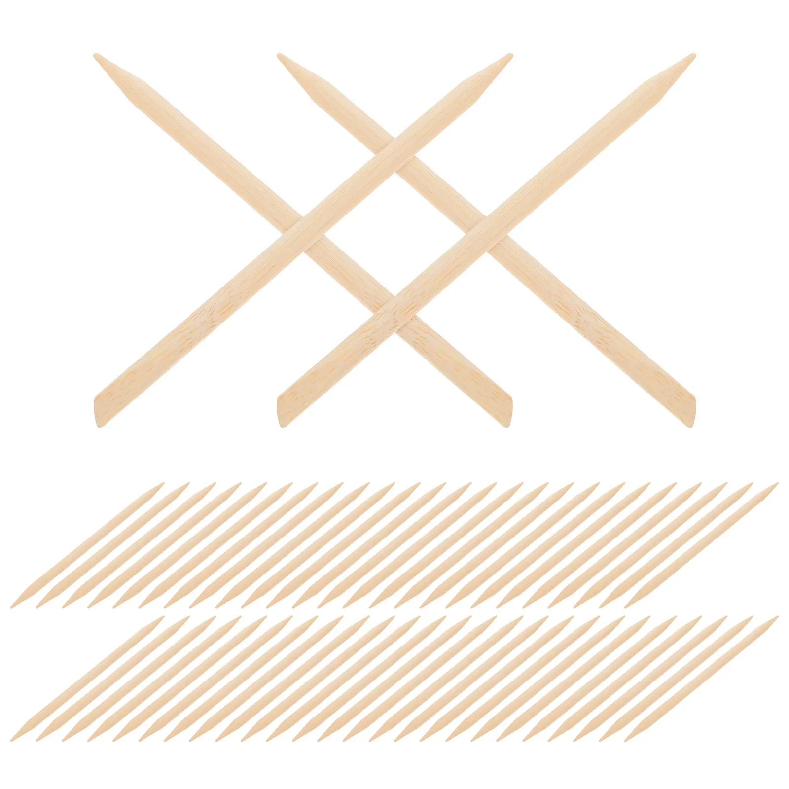 

Набор из 100 бамбуковых стилусов для скретч-арта с двойным наконечником: тонкие и широкие кисти для детализированного рисования, для детей и взрослых