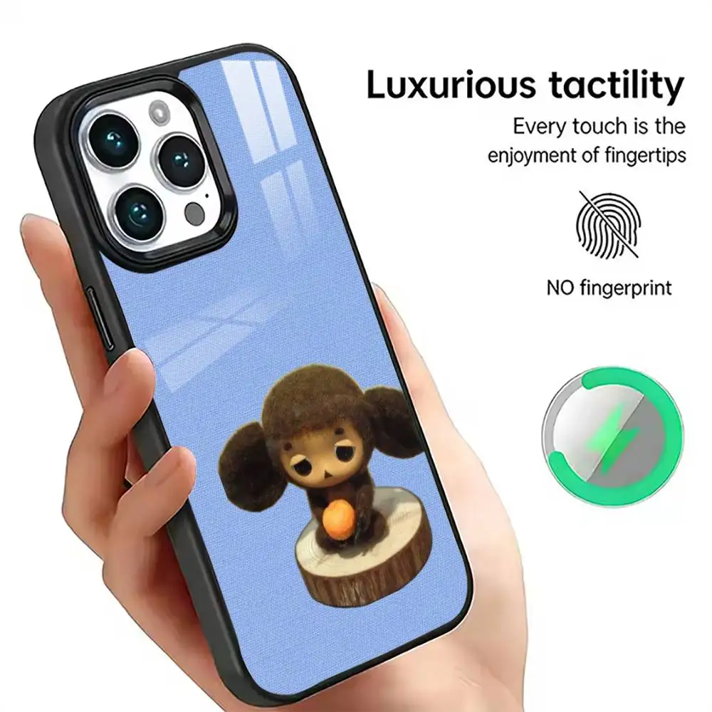 Cartoon C-cheburashka  Phone Case For iPhone17,16,15,14,13,12,11 Plus,Pro Magnetic with Magsafe Wireless Charging