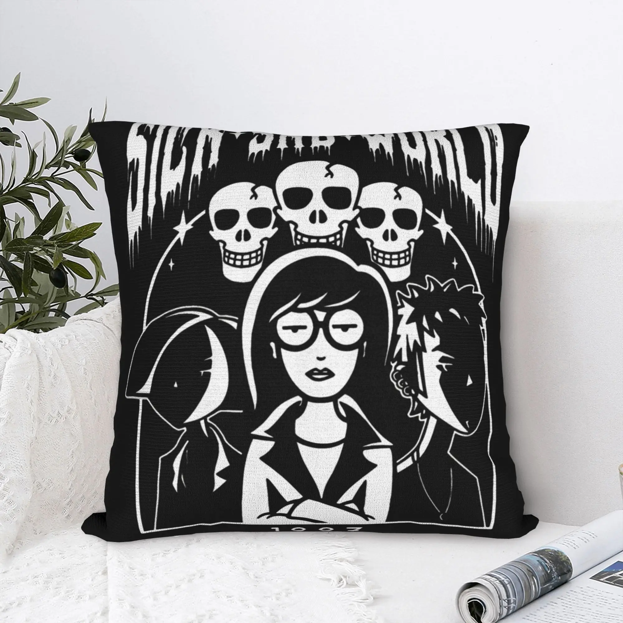 Music Television Darias Group Shot Sick Sad World Square Pillowcases  Home  Cushion Cover Cute Decorative Pillowcase 45*45