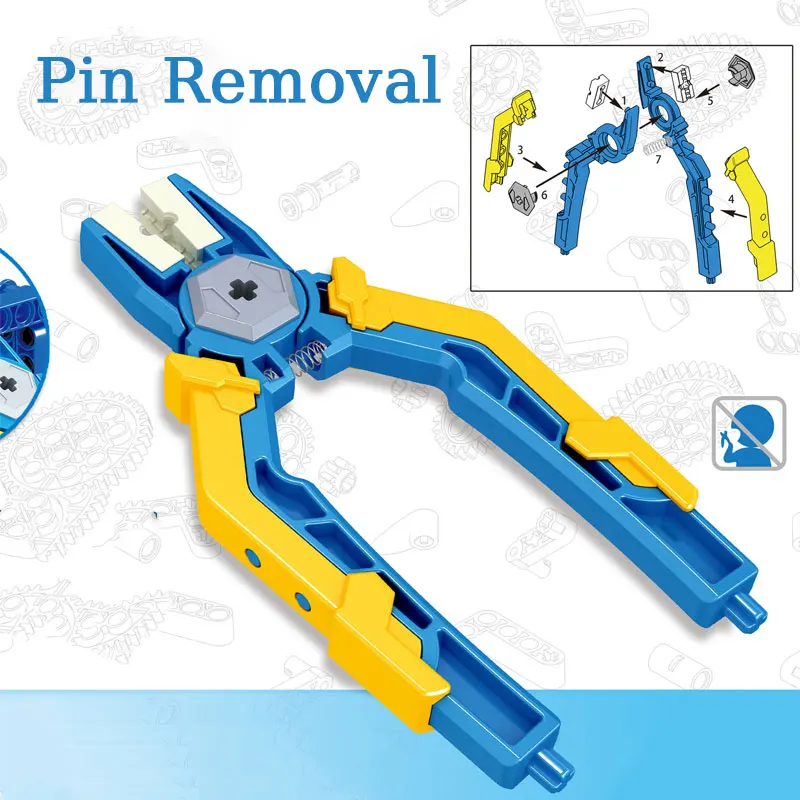Building Blocks Technical Series Accessories Tool Bricks Dismantle Device Pliers Tongs MOC Remover Parts DIY Toys for Children