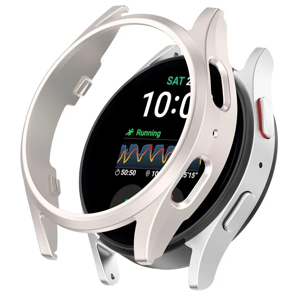 Bumper PC Shell Anti-scratch Hard Shell Protective Frame Accessories Smart Watch Case Cover for Samsung Galaxy Watch 7 40/44mm