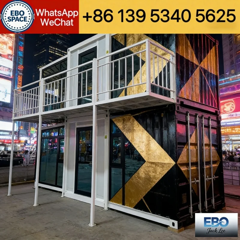 China Made Expandable Container Villa 20ft 30ft 40ft Prefab Luxury House Waterproof CE Certified