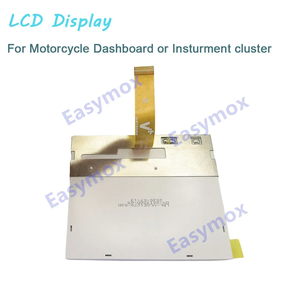 

LBL-VLGE1278-02D 3.8 Inch Motorcycle LCD Display Screen Universal Screen Monitors Dashboard Panel Speedo Repair