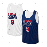 USA Basketball Jersey Boys Clothes Kids Men Tee Vest T Shirt Children Teenager Top Player Michael Jordan 1992 Dream Team Train