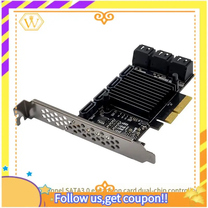 Scheda PCIE SATA 3.0 a 10 porte Scheda controller PCI Express SATA3 Convertitore adattatore da 6 Gbps Scheda di espansione PCI SATA 3.0