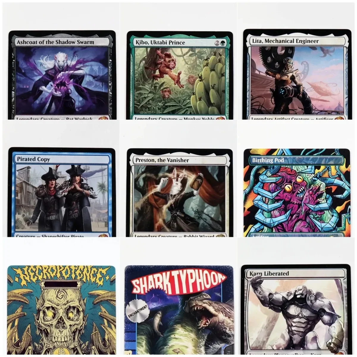 

Holo (J22) (SLC) Magical Proxys Game Black Top Quality Proxy Playing Cards Necropotence Gathering Board Game Trading Cards Proxy