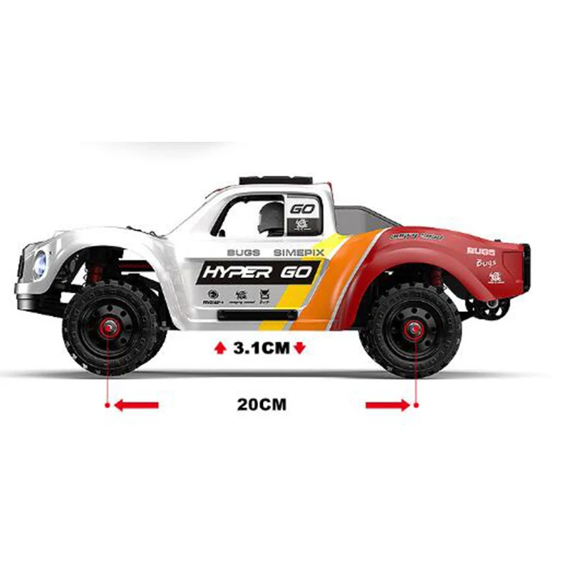 新しい mjx14211 1:14 ブラシレスモーター 45A 独立した電気調整 70 キロ/h (3 秒) メタルギアモンスターリモートコントロール車のおもちゃのギフト