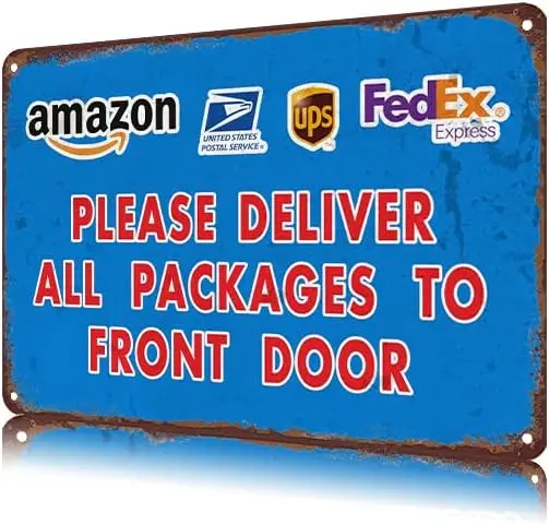 Delivery Drivers Retro Metal Tin Signs, 12