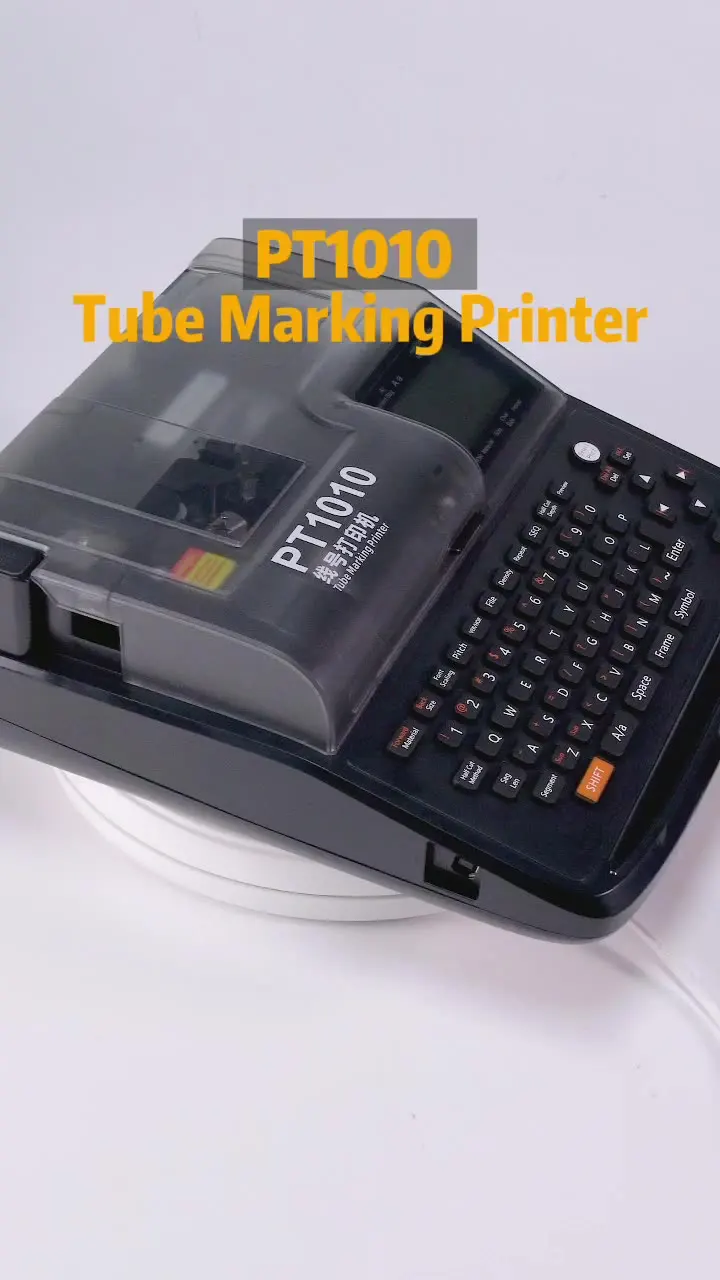 Hot sale puty  PT1010 thermal transfer cable label printer