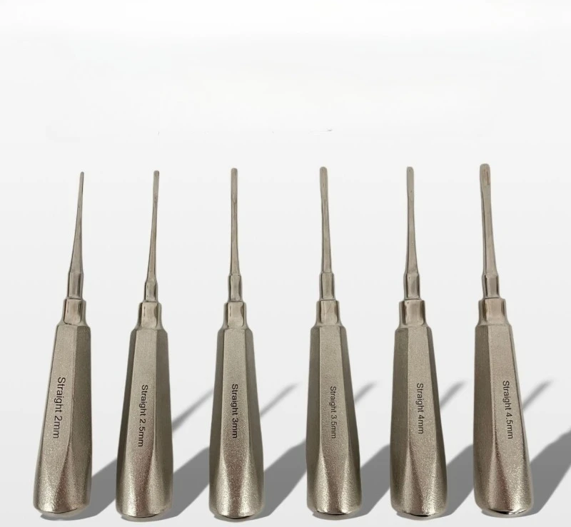 

1 шт., стоматологический минимально инвазивный лифт для извлечения зубов, инструмент для стоматолога из нержавеющей стали, прямой изогнутый лифт для извлечения