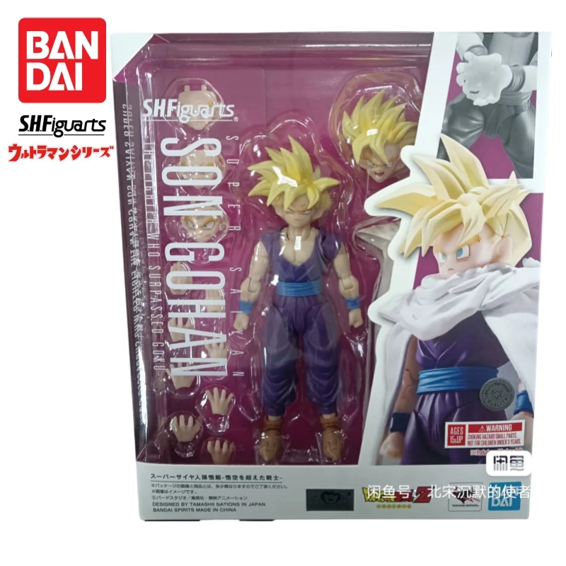 

В наличии Bandai S H Figuarts, оригинальная кукла Dragon Ball Son Gohan, новая фигурка в штучной упаковке, модель персонажей аниме, гараж