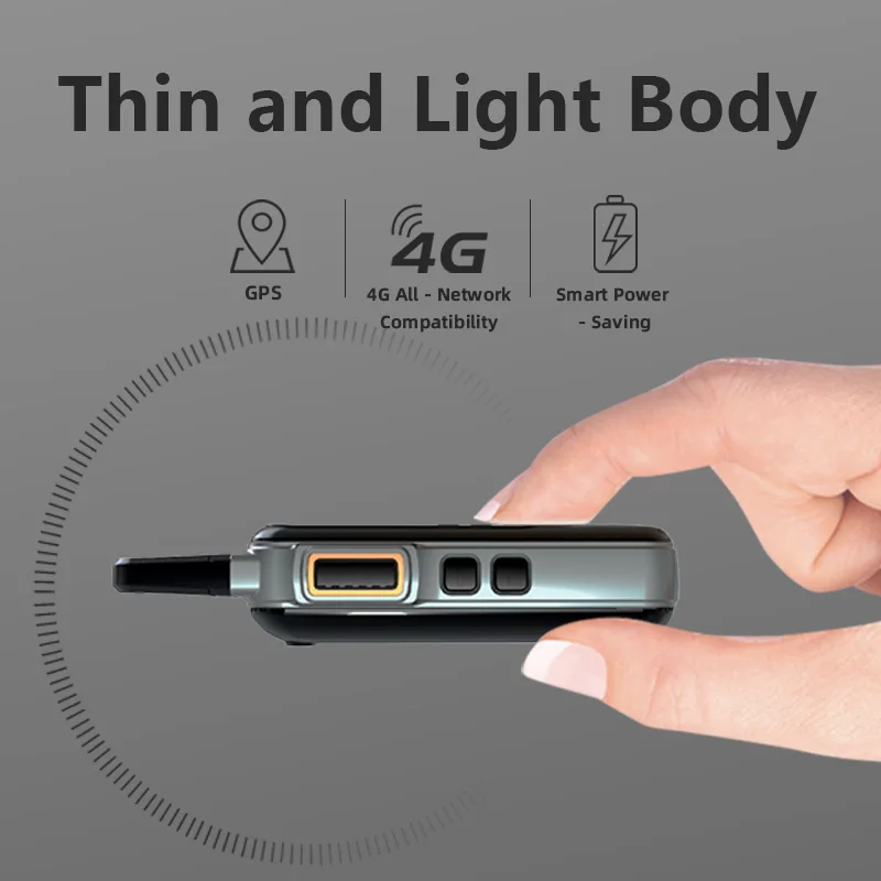 MOTOLOLA 4G POC Zello Walkie Talkie Equipped headphones Aluminum Alloy Shell Ultra-Thin BodyTwo way radio Wi-Fi Bluetooth 5000km