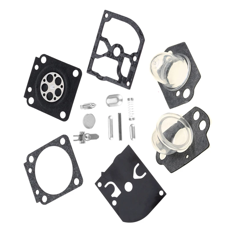 Carburetor Repair Kit for Primer Bulb Compatible with HS45 FS38 FS55 BG45 C1Q-S Models Replacement for ZAMA Carb Parts 130