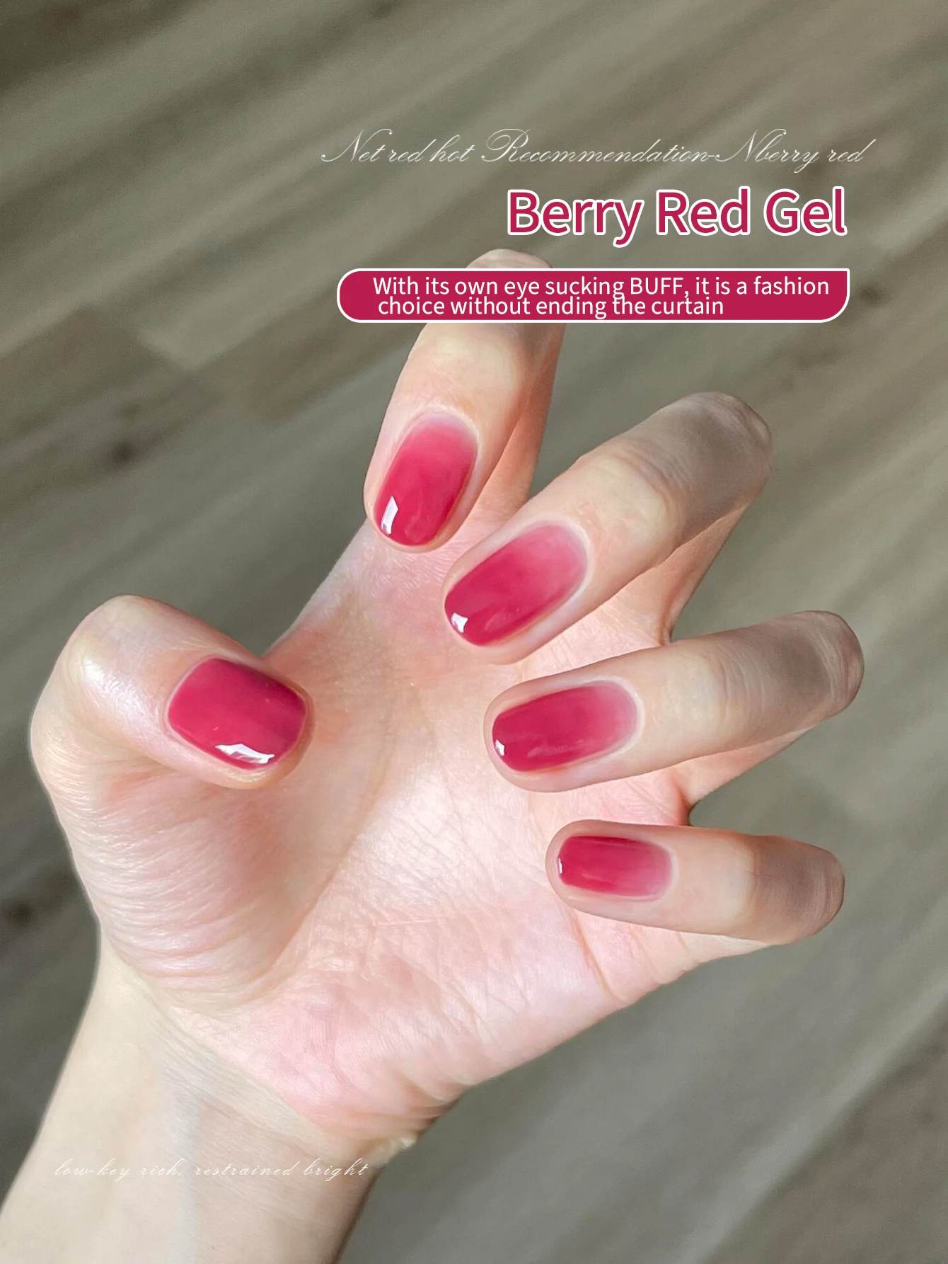 10ml Net Red Popular Berry Red Gel Nail Polish 2026 New Durable White Raspberry Red Nail Varnish Salon At Home