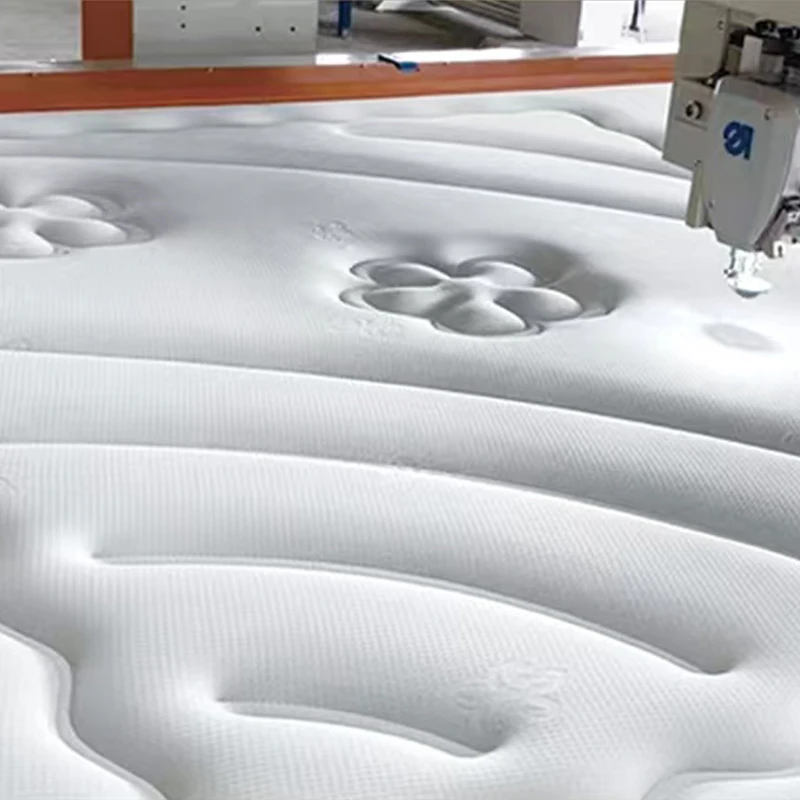Customized CNC Single Needle Mattress Quilting Machine With Double Servo Motor Drive High Precision Industrial