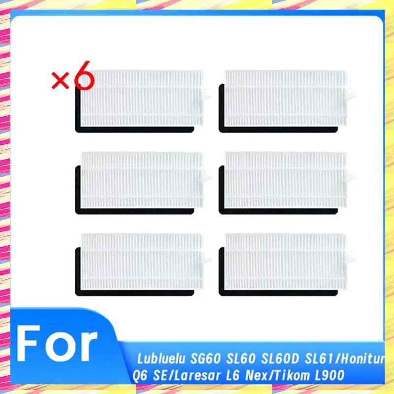 

ABJJ 6 Pcs Cleaner Filter For Honiture Q6 SE/Tikom L900 Filter Cleaner Parts Replacement