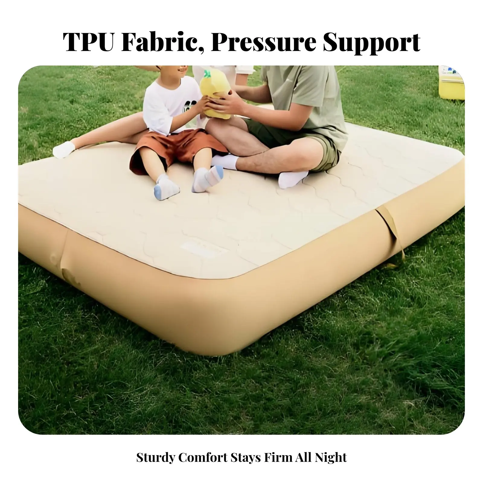 

Automatic Inflatable Mattress, Deep Sleep Air Bed, Outdoor Camping Sleeping Pad, Brushed Thermoplastic Polyurethane, Portable,