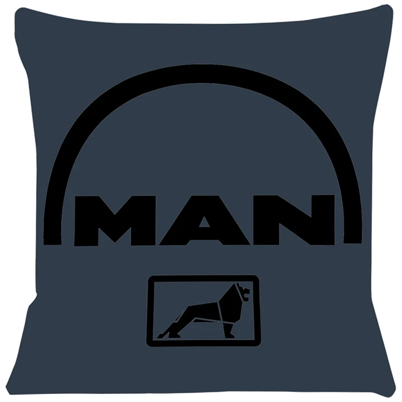 Man Truck Tape Cushion Cover for Sofa, Pillow Case, Seat, Car Throw Pillowcase, Home Decorative, 138