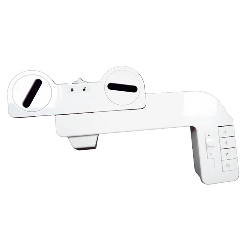 USER FRIENDLY-Adjustable Pressure For Frontal Rear Wash Bidet Attachment For Toilet Non-Electric 2 Nozzle Buttock Irrigator