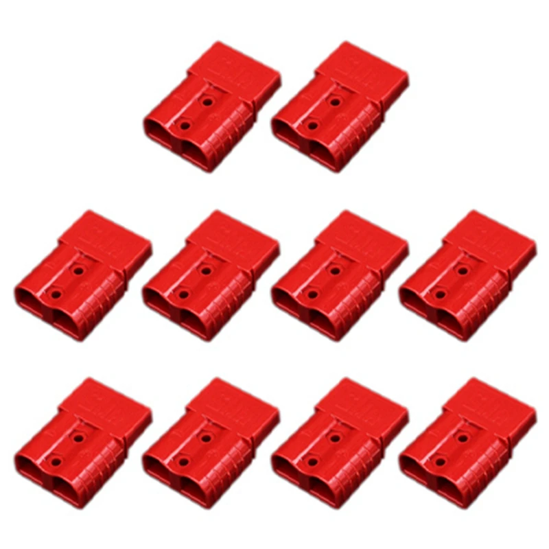 10PCS Anderson Style Plug Connector 120A With Anderson Handle Forklift Battery Charging Quick Connectors Kit Durable Easy To Use