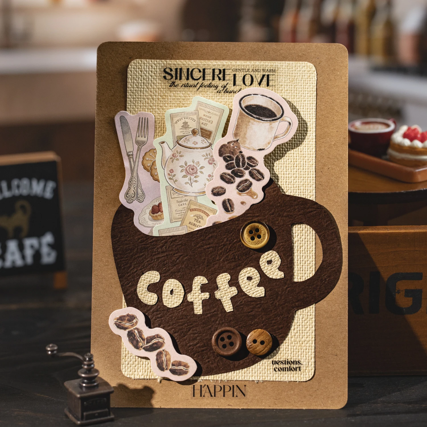 Pegatinas de la Serie 3pm Mome - Coffee Tea Journal reseña y precio