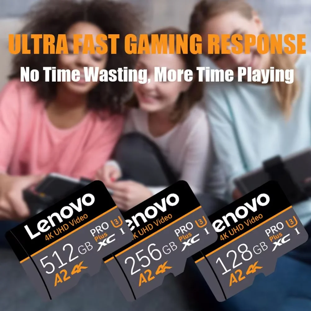 بطاقة ذاكرة Lenovo 2TB Micro TF SD 512GB 1TB بطاقة ذاكرة 256GB 128GB SD A2 U3 محسنة لسطح البخار/ROG Ally Gaming 170 برميل/الثانية للقراءة #4