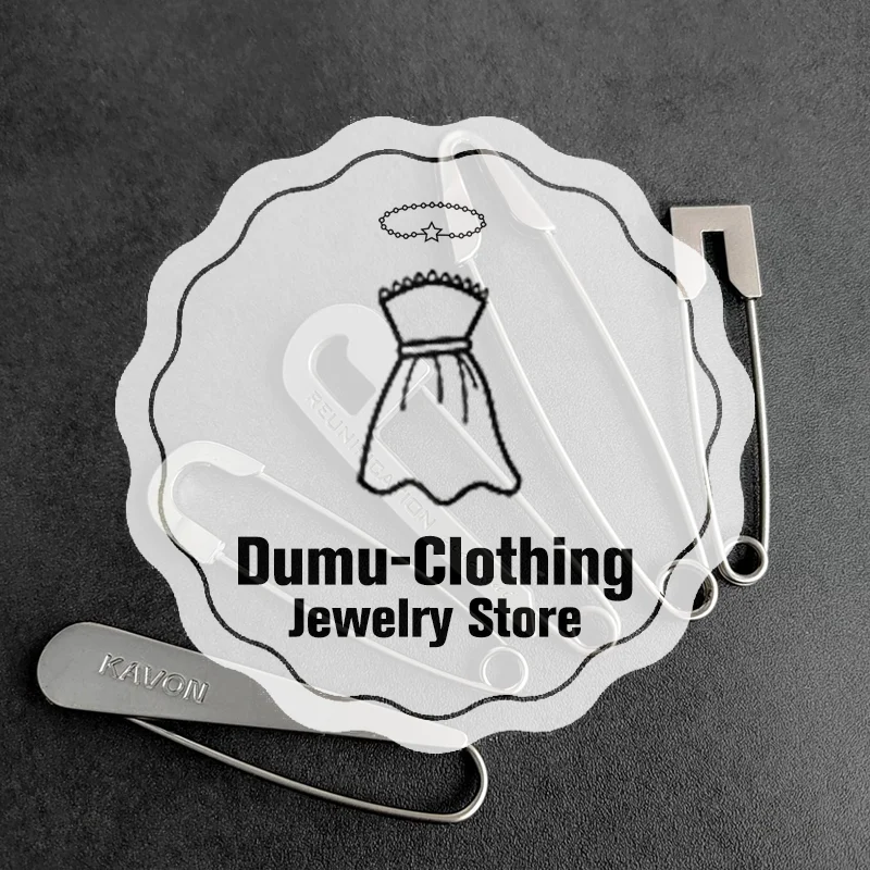 Trendy Large Pins For Clothing Metal Safety Pins Jeans Dress Scarf Adjustable Pins Accessories