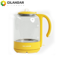2025 New Meiling Household and Commercial Electric Kettle Chinese Style Small Fresh Glass Anti dry Burn Protection Holiday Gift
