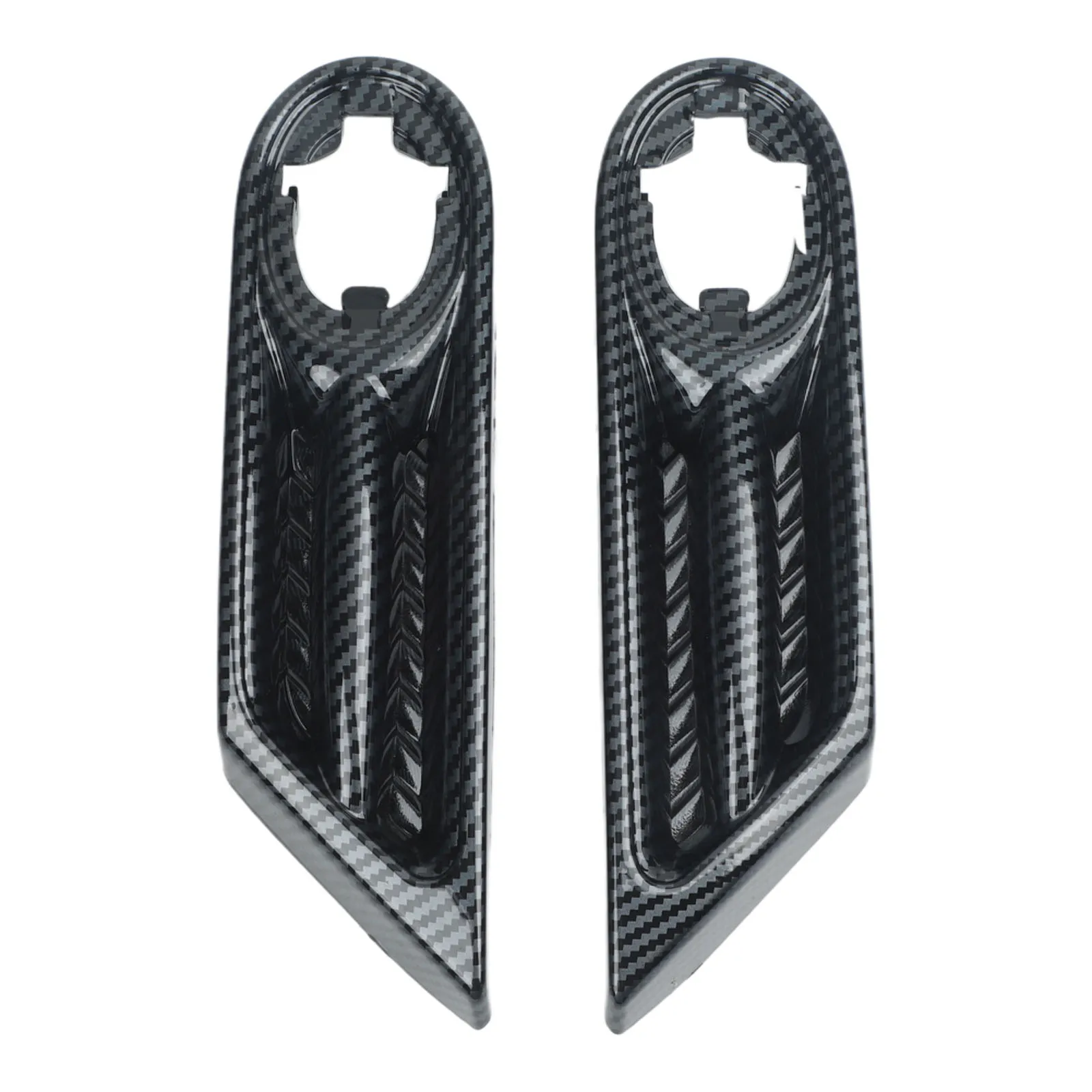 LED Repeater Front Side Indicator Glossy Black Car Light Assembly Direct Replacement Pair Included Without Bulb