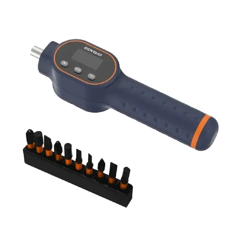 GOYOJO Digital Torque Screwdriver Repair Tool 10Pcs Set Drive Screwdriver Digital Torque Screwdriver