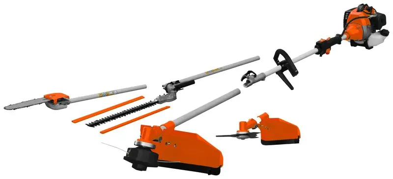 52cc Multi Function 5 in 1 Garden Tool - Brush Cutter, Grass Trimmer, Chainsaw, view 3