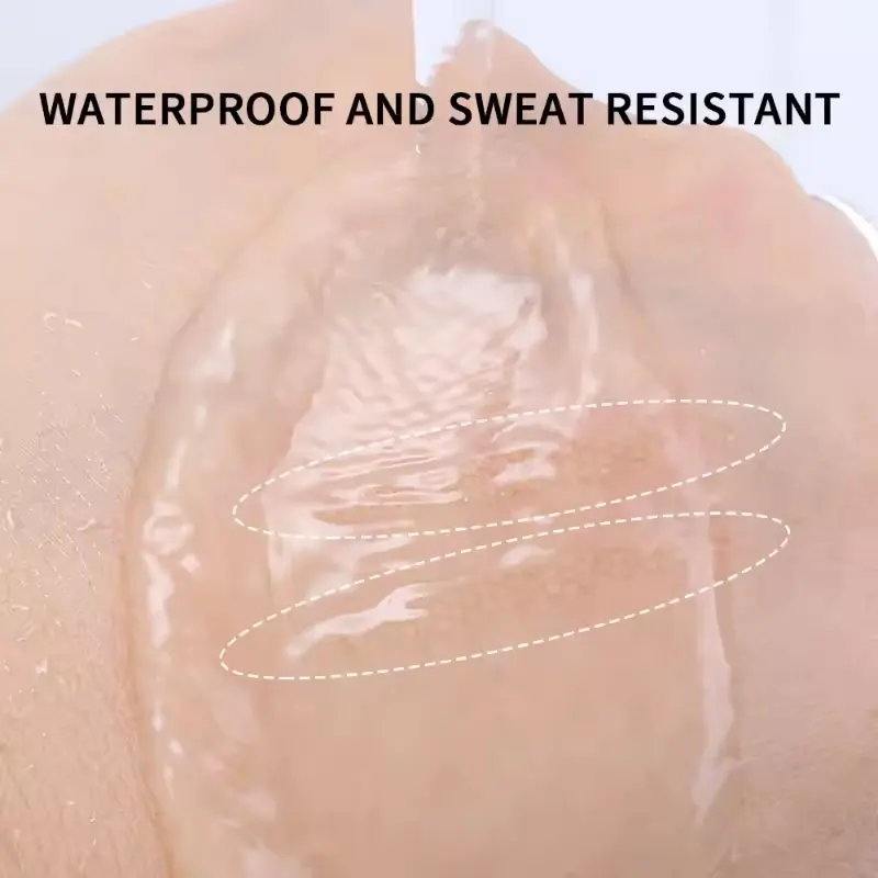 ألياف غير مرئية مزدوجة أضعاف شريط لاصق للجفن ملصق دانتيل طبيعي شفاف بيج شريط ذاتي اللصق مكياج عيون طبيعي #4