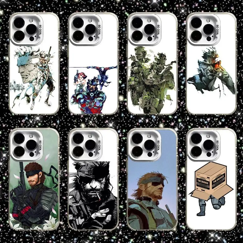 

Game Metal Gear Solid Phone Case For iPhone 16,15,14,13,12,11,Pro,XS,Max,Plus,Mini,SE White Candy Matte Shockproof Cover