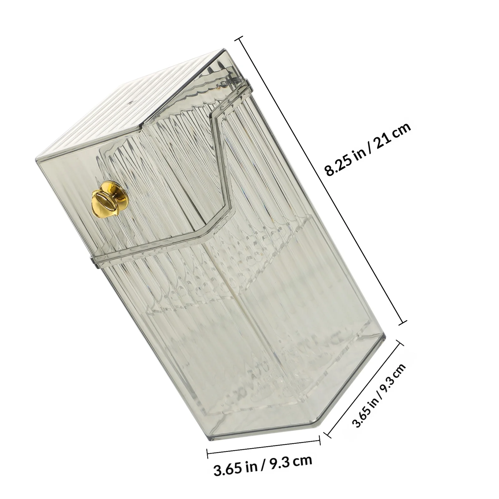 حامل فرش المكياج بسعة 360 مل، منظم أنيق لتخزين مستحضرات التجميل والفرش والأقلام وملمع الشفاه والماسكارا على طاولة الزينة