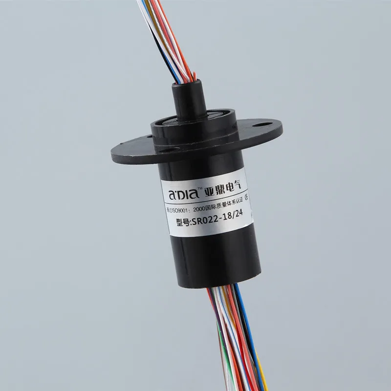 

22MM Diameter 18Channel 2A Capsule Slipring Power Conductive Joint SRC-22-182 A Electric Brush Collecting Ring