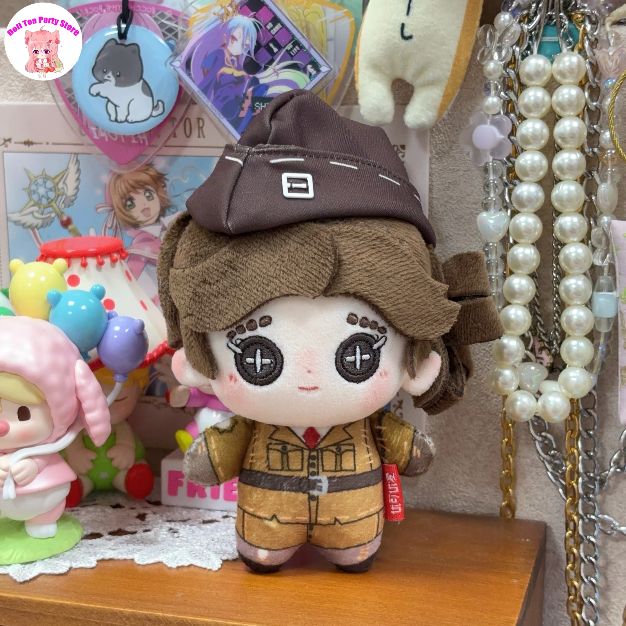 

Anime Identity Ⅴ Coordinator Martha Behamfil Detachable Hat Plush Doll Nunu Body Pendant Keychain Toys Cosplay Xmas Gift
