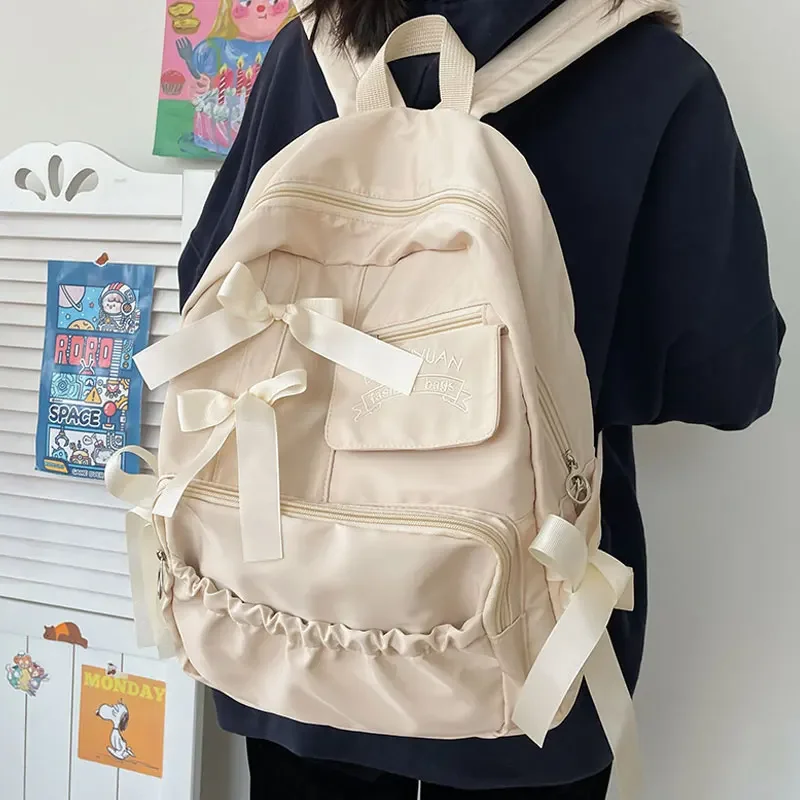 

Fashion Backpack Canvas Women Backpack Anti-theft Shoulder Bags New School Bag For Teenager Girls School Backapck Female