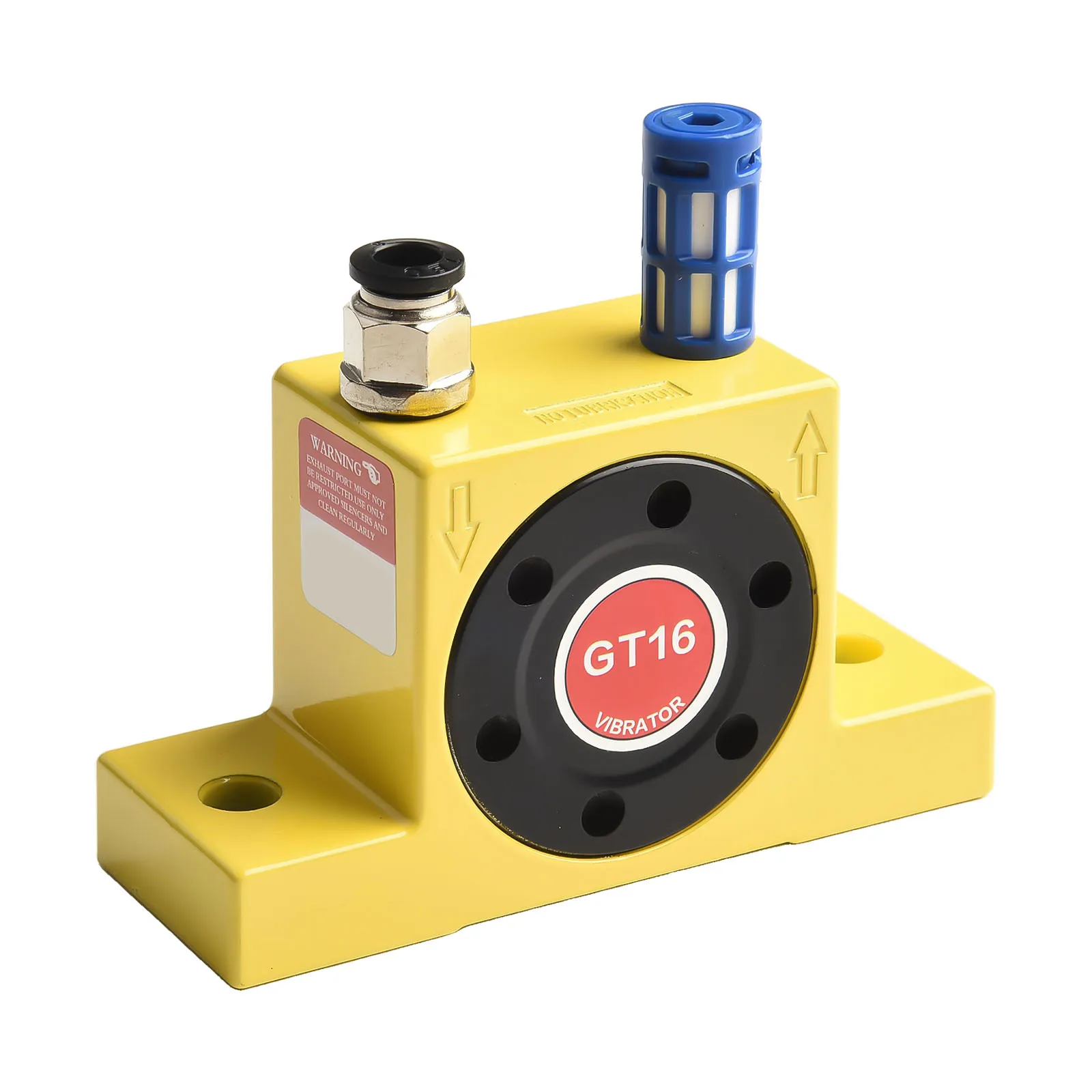 Connector Pneumatic Vibrator GT 16 PT1 4 Pneumatic Turbine Turbine Drive Vibrator Aluminum Alloy High Quality Air Pneumatic