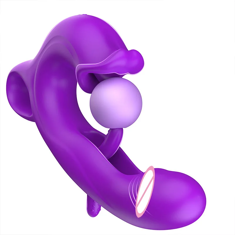 Powerful Tongue Licking Nipple Clitoris Penetration Vagina Vibrator Women Couple Sexy Adult Female Dildo Vibrator Sexy Toys 18