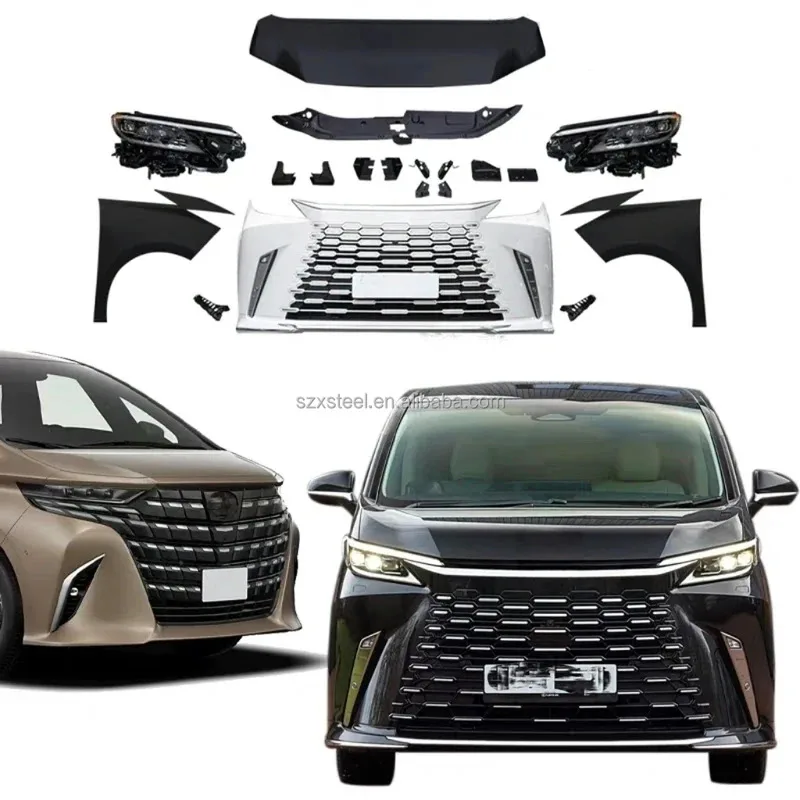 

For Alphar Applicle To The 2015-2017 Model For Alphar Non-Destructive 40 Series Exterior, Front Shov