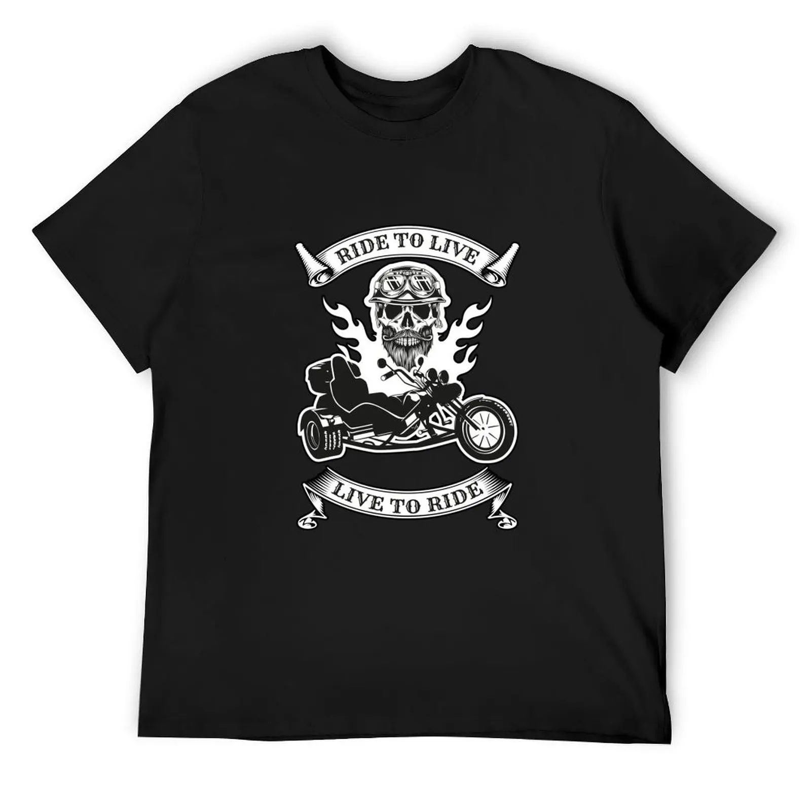

Retro Triker Trike Motorcycle Ride To Live Motor Trikes Gift Patch T-Shirt sweat football t shirt t shirts for men pack