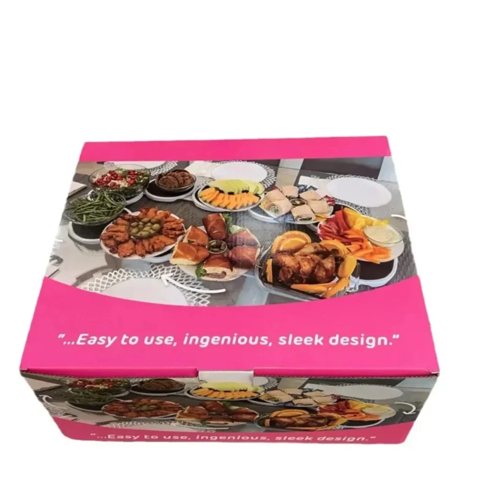 

Kitchen Dining Table Turntable Kitchen Countertop Turntable 360 Degree Rotation Versatile Heat Resistant for Rectangular Table